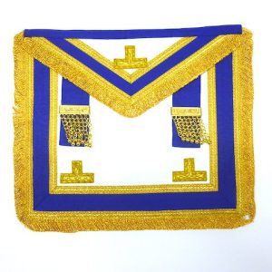 Masonic Ties: Square & Compass tie – blue/gold