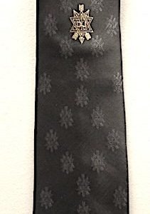 bow tie – black satin