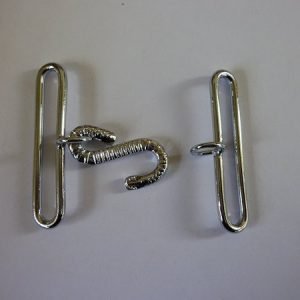 Apron belt fastener set – snake and clasp- gold