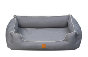 Dog Beds: Orthopaedic Dog Luxury Bed - Misty Grey - Water Repellent