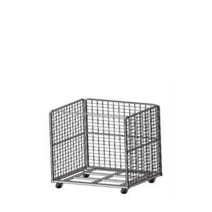 Products: 3-Sided Metal Solid Roll Cage - Master Equipment Roll Cages Collapsible Cages Trolleys Bins Stillage