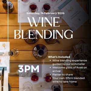 Experience: Valentine’s Wine Blending + Platter + Welcome Rosé