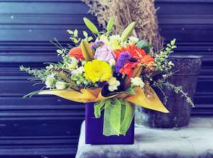Products: The Box - Colourful (Arrangement in Container)