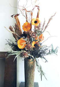 Dried & Faux - Vivid Copper Arrangement