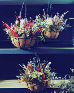 Dried & Faux - The Hanging Basket