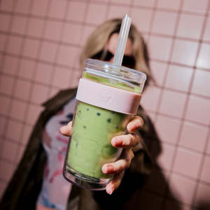 Cold Cup Longplay Boba - GLASS KEEP CUP | 16oz