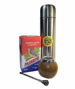 Products: Pajarito, Gourd and Thermos Set - Mate Guru