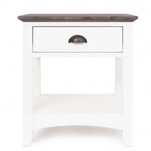 Bedroom Furniture: Provence 1 Drawer Bedside