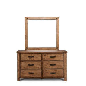 Bedroom Furniture: Oberon 6 Drawer Dressing Table