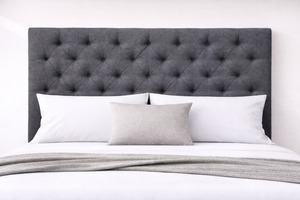 Bedhead: Zeta Bedhead | Charcoal