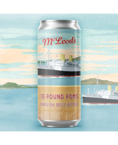 McLeod's 10 Pound Poms English Best Bitter 440ml - Beer-McLeods, Waipu : Waipu L&hellip;