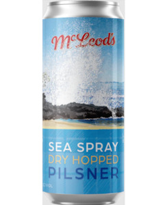 McLeod's Sea Spray Dry Hopped Pilsner 440ml - Beer-McLeods, Waipu : Waipu Liquor&hellip;