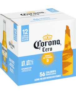 Beer : Waipu: Corona Cero 0% 12pk BTL - Beer-Internationl Brands : Waipu Liquor Centre - Corona 12pk