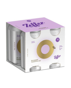 Beer : Waipu: Zeffer 0% Alcohol Passionfruit Cider 4pk cans - Beer-Cider : Waipu Liquor Centre