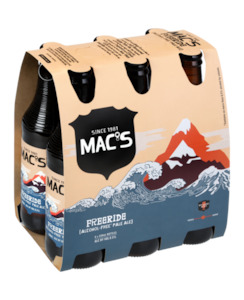 Beer : Waipu: Mac's Freeride Alcohol Free Pale Ale 330ml 6pk BTL - Beer-Craft : Waipu Liquor Centre - Macs 6pk