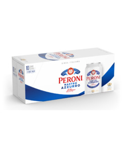 Peroni Nastro Azzurro 10pk cans - Beer-Internationl Brands : Waipu Liquor Centre&hellip;
