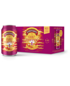 Beer : Waipu: Emerson's Day Tripper Low Carb Hazy IPA 6pk cans - Beer-Craft : Waipu Liquor Centre - Emersons 6pk range