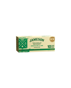 Premixed : Wa: Jameson Dry & Lime 4.8% 10pk cans - Premixed-Other : Waipu Liquor Centre - Jameson 4.8 10pk cans