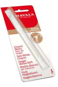 Manicure Accessories: NAIL-WHITE CRAYON carded 1pc