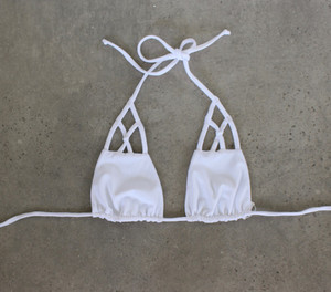 Products: Ziggy Top - White maverick swimwear