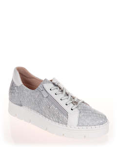 Jose Saenz 2001CR-BG Plat Blanco Sneaker