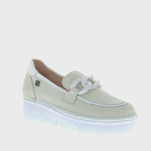 Casual: Jose Saenz 4425-BG Hielo-Blan Leather Casual Shoe