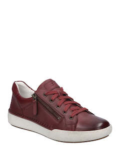 Josef Seibel Claire 13 Bordo Leather Sneaker