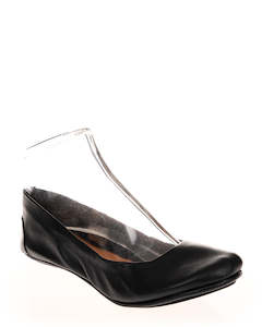 Ballet Shoes: Andacco 1350 Black Soft Leather Ballet