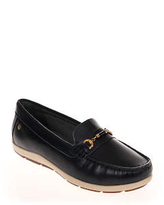 Andacco 47005 Alfa Navy Leather Casual Moccasins