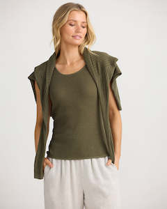 Clothing: Shanty SH25015-1 Paz Knit Set Khaki