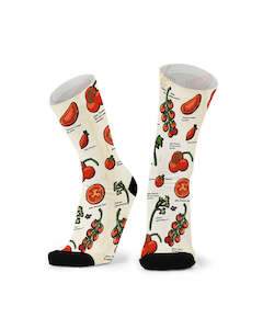All: Red Fox Tomato Bamboo Socks