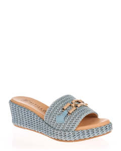 Pitillos 10562 Celeste Summer Wedge Slide