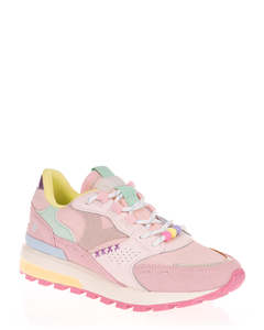 Victoria 1 156111 Rosa Leather & Textile Trainer