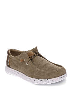 Footwear: Vitasole Hipster Men's Taupe Casual Deck Shoe