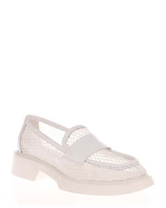 Brogue: Minx Calypso Mesh White Casual Loafer