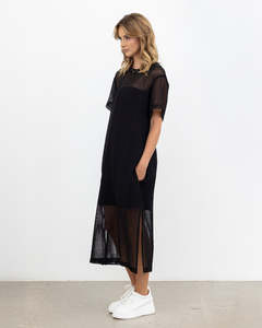 X.LAB Snapshot Chic Dress Black
