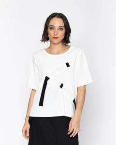 Blousers Tops: Blacklist Dallas Top White