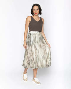 Skirts: Blacklist Narla Skirt Dune Print