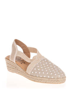 Plumaflex R18021 Crudo Canvas Summer Wedge