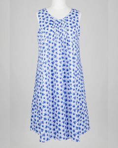 Summer: Carmen Kirstein Duchess Blue Poppy Cotton Nightwear
