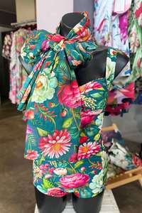 All: Annah Stretton Cotton Wrap Forest Flourish