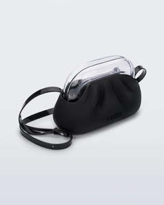 Summer: Melissa 34464 Glass Bag Black Crossbody