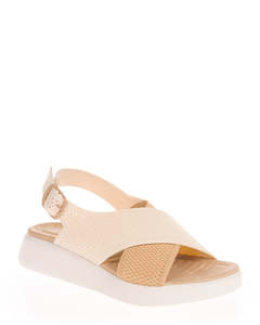 Los Cabos Bogota Ivory-Fly Knit Sandal