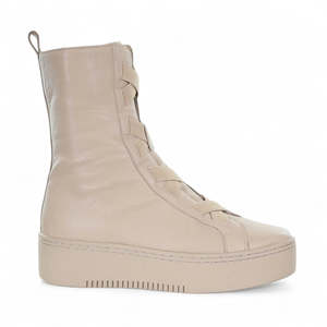 Ankle Boots: Minx Katerina Almond Leather Boot Almond Sole