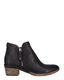 Cabello Barlow Black Leather Ankle Boot