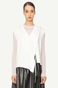 Bone & Arrow Jax Vest White