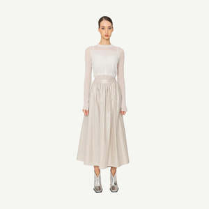 All: Bone & Arrow Umra Skirt Stone