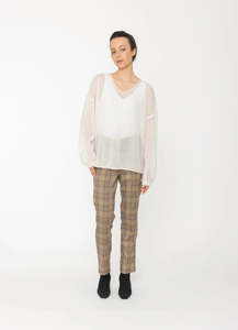 Blousers Tops: Blacklist Emilia Top Winter White