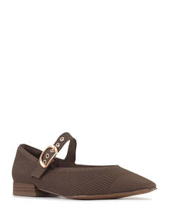 Flats: Los Cabos Lando Cocoa Flat Mary Jane Shoe