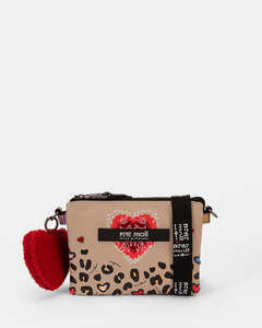 Pepe Moll Melodie Print Vegan Box Crossbody Bag